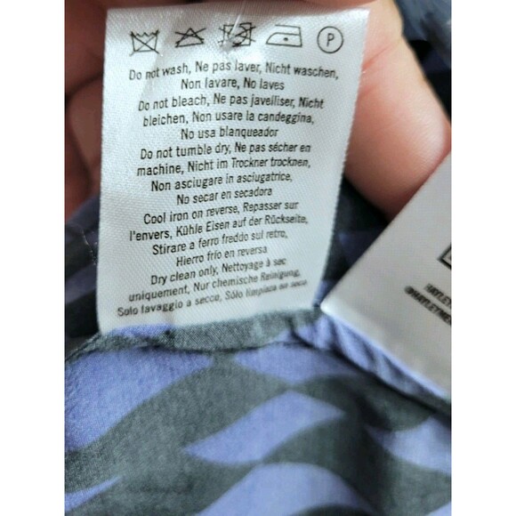 Hayley Menzies Cherry Blossom Girl Silk Dress Blue Black Size S NWOT - Picture 14 of 16